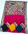 Chandrama By Rajyog Soft Mul Cotton Kalamkari Pallu Saree Wholesale Online